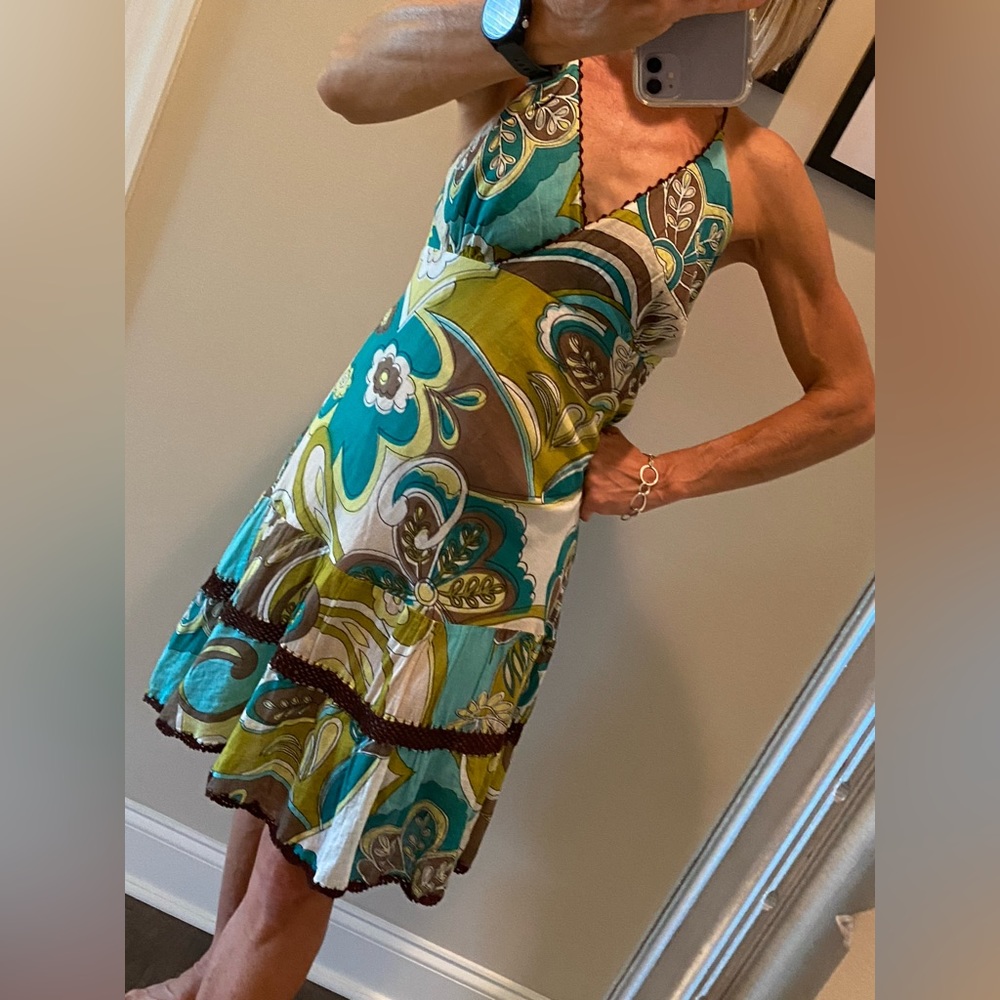 Barbados Lined Sundress with Crochet Details